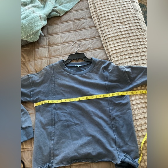 Floral Embroidered Blue Top - Picture 13 of 13